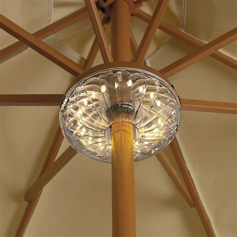 LED Round Under-Umbrella Light| Umbrellas & Bases | Brylane Home