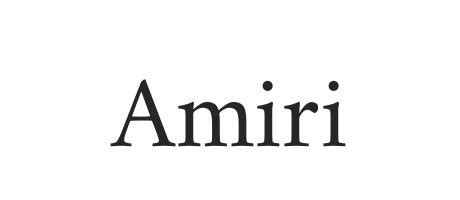 Amiri - Font Family (Typeface) Free Download TTF, OTF - Fontmirror.com