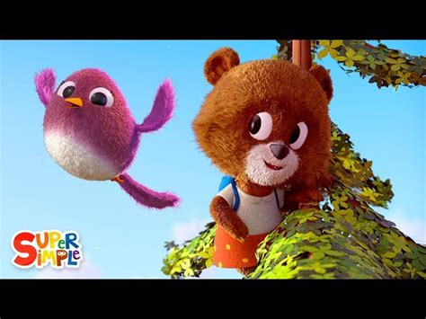 The Bear Went Over The Mountain | Nursery Rhyme | Super Simple Songs ...