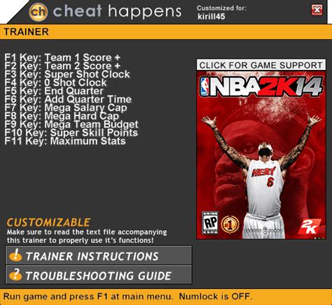 Nba 2k14 cheats - taiagp