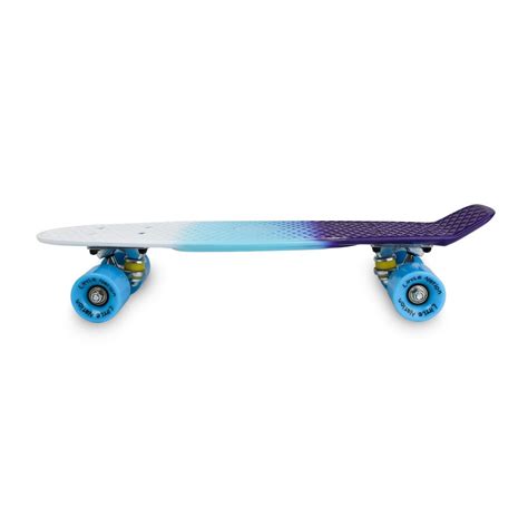 Mini Cruiser Skateboard – White/Blue – Little Nation | Kids Toys ...