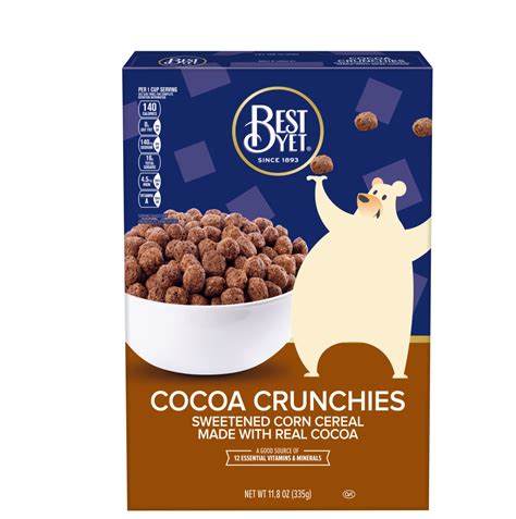 Cocoa Crunchies Cereal 11.8OZ - Best Yet Brand