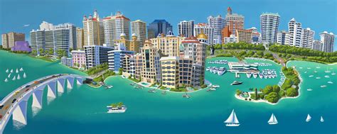 Sarasota Skyline - Robert The Artist