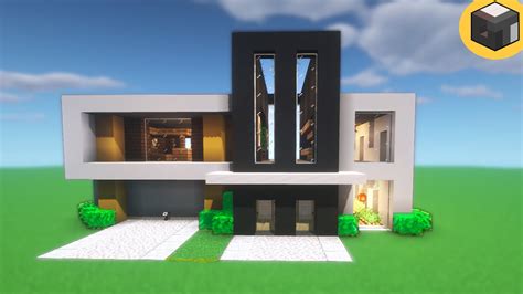 Minecraft EASY MODERN House| Small Modern House Minecraft - YouTube