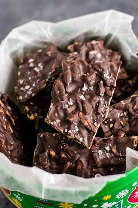 Dark Chocolate Almond Bark Recipe - Build Your Bite