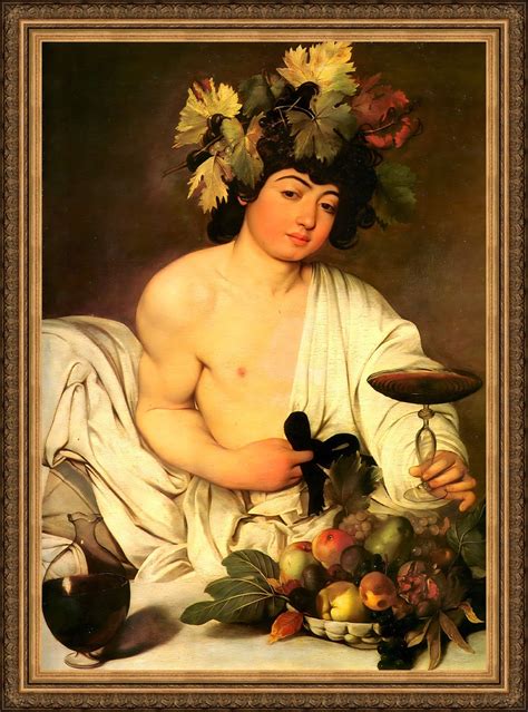 Caravaggio, Bacchus, 1596, A4 / A3 Reproduction Fine Art Print ...