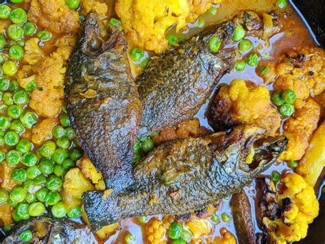 Winter delights: Phulkopi Diye Koi Mach: Cauliflower with Climbing perch (Bengali Fish Recipe ...