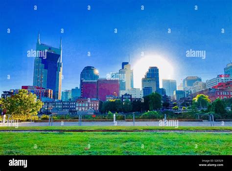 Nashville skyline hi-res stock photography and images - Alamy