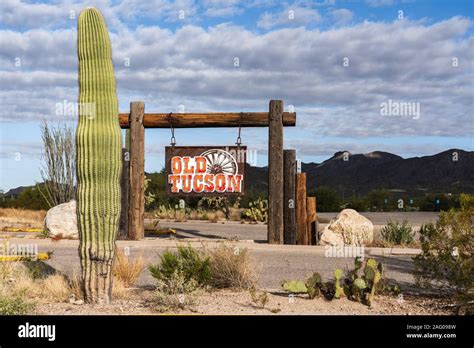 Tucson, AZ - Nov. 26, 2019: Old Tucson is a Wild West theme park and ...