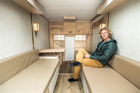 He Converted This Box Truck into a Zen Office