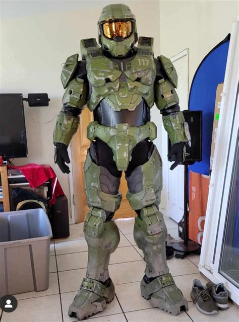 Halo Infinite Master Chief Spartan Armor Cosplay Foam Pepakura File Te ...