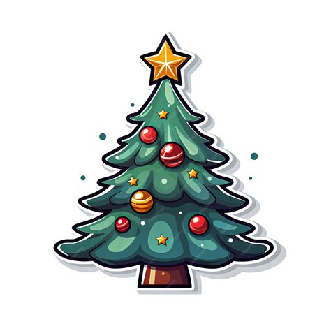 Premium AI Image | A christmas tree with a star on it