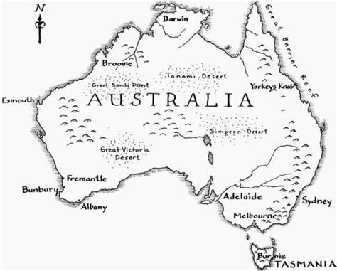 http://leatherboundbindery.com | Australia map, Australian maps, Map
