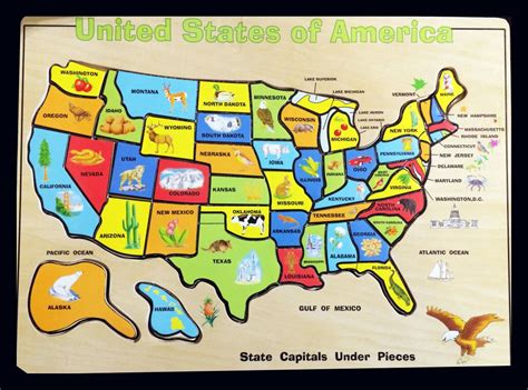 Large cartoon map of the USA | USA | Maps of the USA | Maps collection of the United States of ...