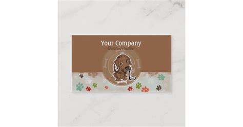 dog sitter business cards | Zazzle