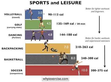 Metabolic equivalent: Which physical activities burn more energy?