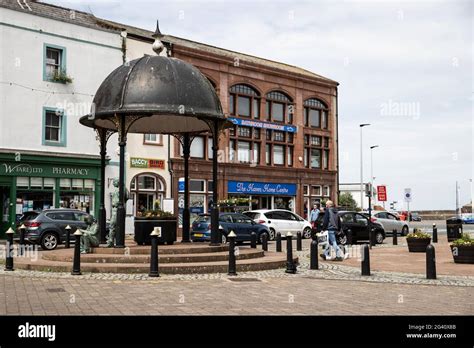 Whitehaven, Cumbria, England 15 June 2021. Whitehaven town centre Stock ...