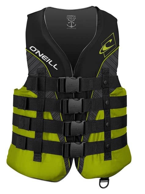 O'Neill Mens Superlite Life Vest Nylon US Coast Guard Approved Lifejacket