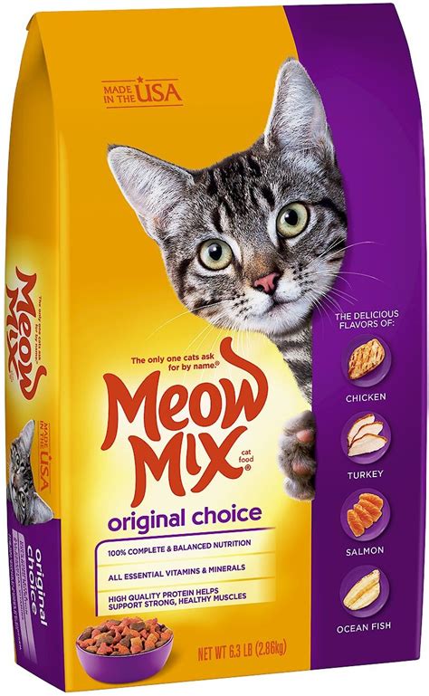 MEOW MIX Original Choice Dry Cat Food, 6.3-lb bag - Chewy.com