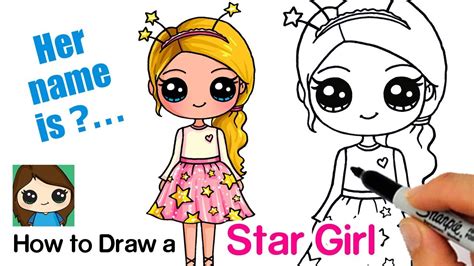 How to Draw a StarShine Sparkle Cute Girl