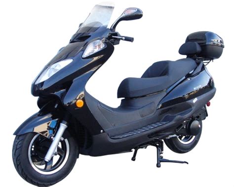 150cc RipTide Moped Scooter Two Seater With Trunk & 12" Rims