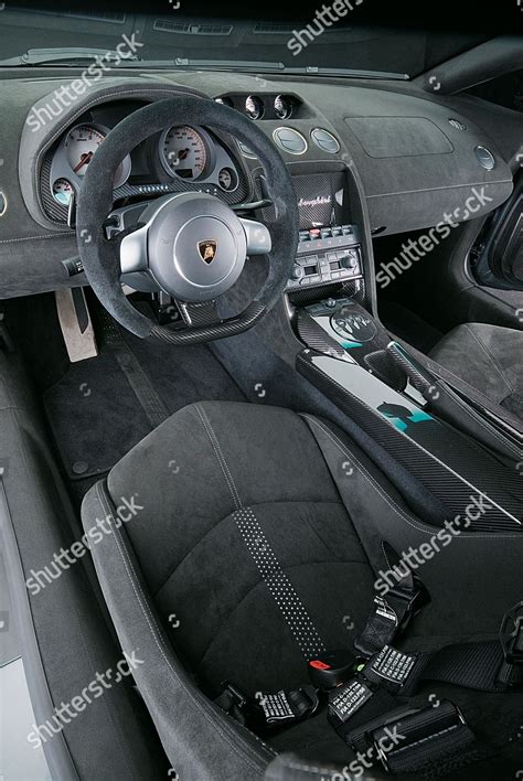 Lamborghini Gallardo Superleggera Alcantara Interior Editorial Stock ...