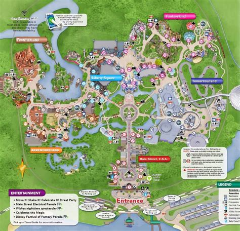 Disney's Animal Kingdom Map Theme Park Map - Maps Of Disney World Printable - Free Printable Maps