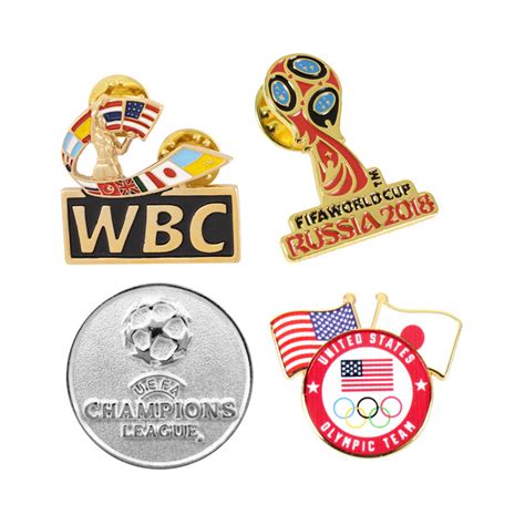 Custom Sport Pin Badges | Athletic Lapel Pins | Sport Team Lapel Pins