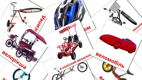 16 Free Bicycle transport Flashcards in english (PDF files)