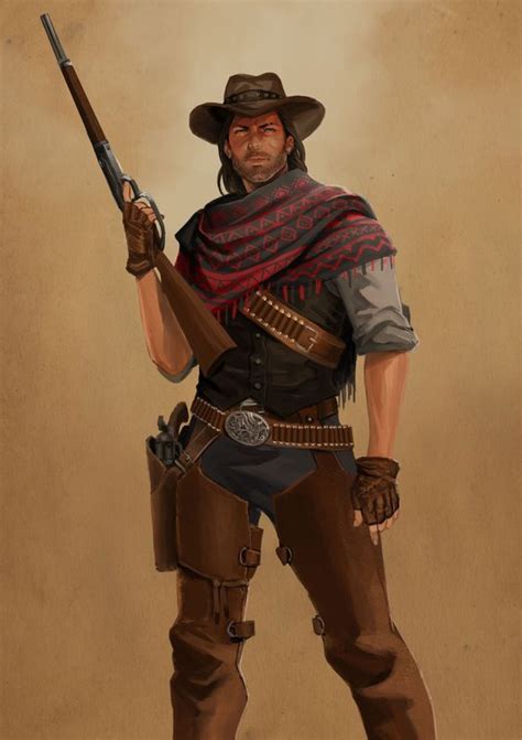 Pinterest | Western gunslinger art, Cowboy character design, Cowboy art