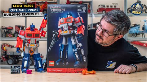 LEGO Icons 10302 Optimus Prime detailed building review part 1 - YouTube