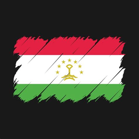 Tajikistan Flag Brush Vector 16841777 Vector Art at Vecteezy