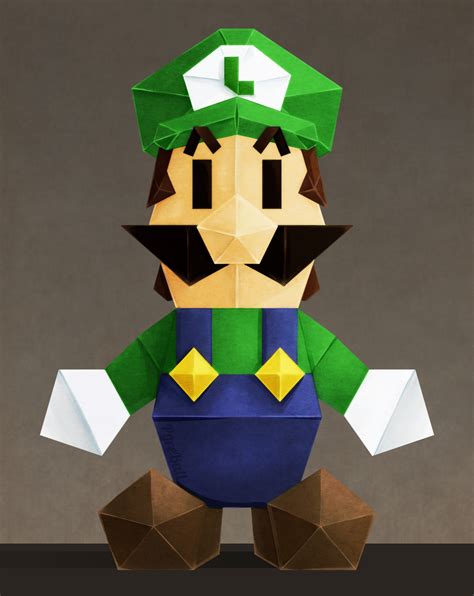 Luigi Things I Draw and also Reblogs — pyreball: Origami Luigi is Real ...