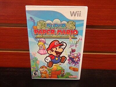 Super Paper Mario Wii Game With Case and Manual Tested | eBay