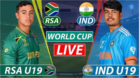 India vs South Africa U19 Live | IND U19 vs SA U19 Live Commentary | 1st Innings - YouTube