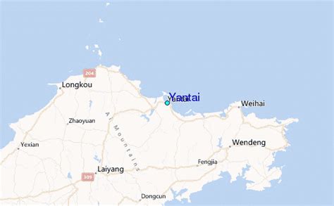 Yantai Map - ToursMaps.com