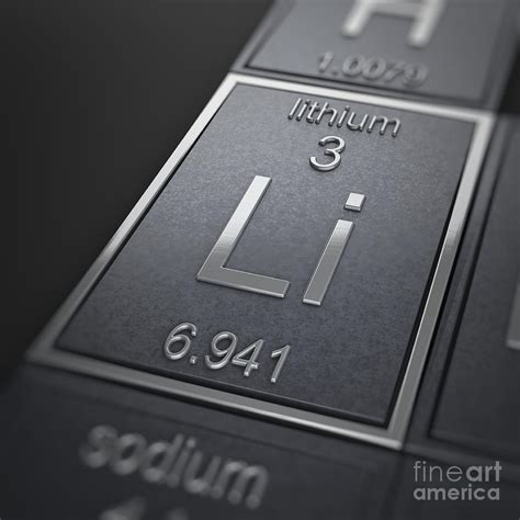 Lithium Chemical Element Photograph by Science Picture Co