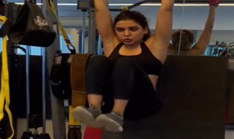 Samantha Ruth Prabhu shares intense workout routine on Instagram - BOL News