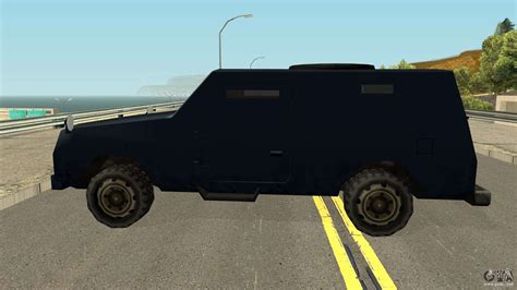 FBI Truck Civil No Paintable for GTA San Andreas