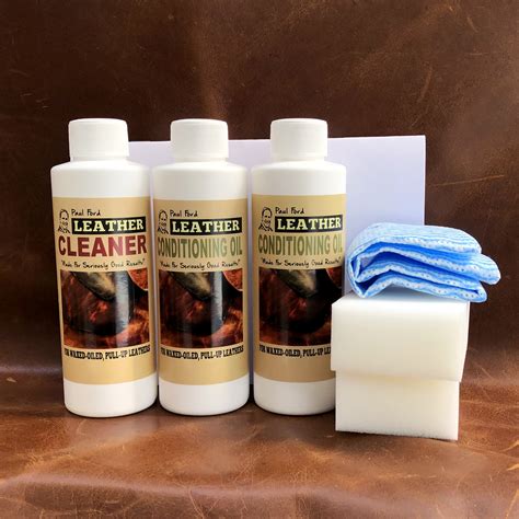 Leather Care Kit For Waxed Oiled, Pull-Up Leathers