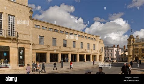 Exterior front. Weston Library, Oxford, United Kingdom. Architect ...