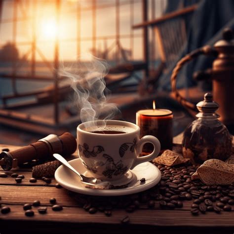 Premium AI Image | Coffee wallpaper 4k