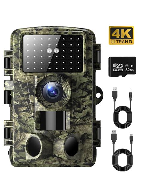 Buy Trail Camera - 4K 48MP Game Camera with Night Vision, 0.05s Trigger Motion Activated Hunting ...