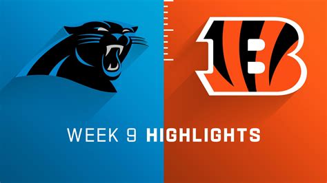 Carolina Panthers vs. Cincinnati Bengals highlights | Week 9