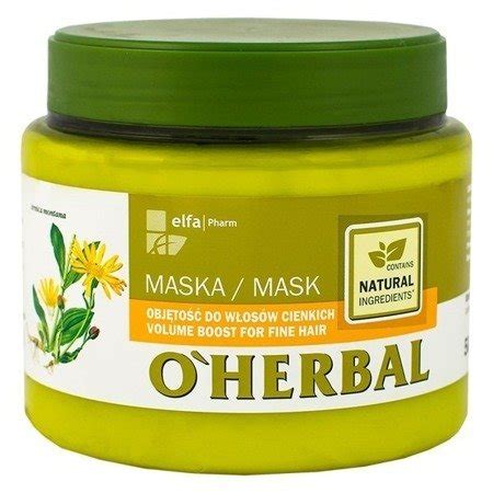 O'Herbal Hair Mask Enhancing Volume of Thin Hair Arnica 500 ml | Hair ...