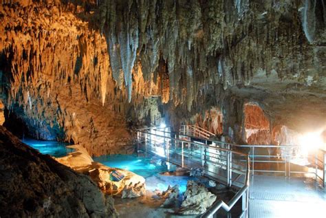 Okinawa - underground cave - thermally heated, miles long and amazing ...