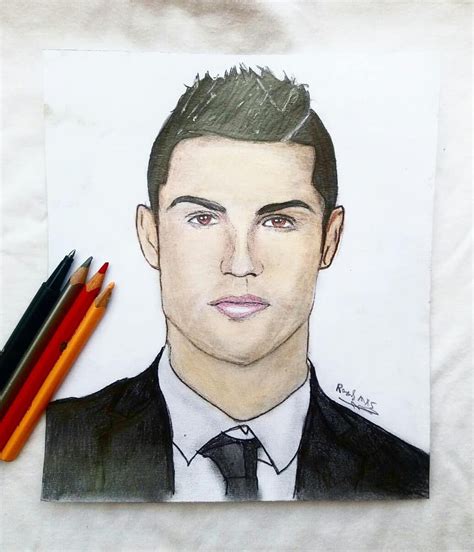 Realistic Cristiano Ronaldo Drawing Easy