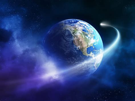 HD wallpaper: Beautiful Earth, planet, asteroid, comet, planet earth | Wallpaper Flare