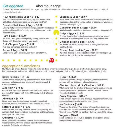 Breakfast Club Diner Menu, Menu for Breakfast Club Diner, Oceanside ...