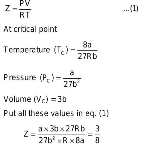 SOLVED: Question: Using the equation for the compressibility factor, Z, calculate the value of Z ...